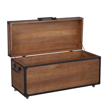 PIE DE CAMA MADERA MARRON TERRANO