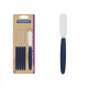 Set de 6 Espátulas para Untar Acero Inoxidable Mango Azul | Tramontina 23399/148 Set de 6 Espátulas para Untar Acero Inoxidable Mango Azul | Tramontina 23399/148