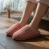 Pantufla Danesa De Dama Slide Cómoda Abrigada Invierno Color Rosado