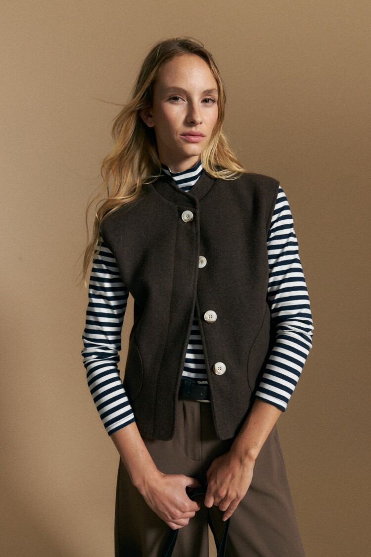 CHALECO CARMENE Chocolate