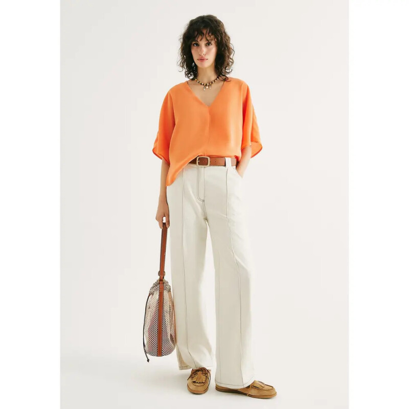 BLUSA MM FEM LARANJA