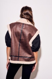 Chaleco Gamulan Marron