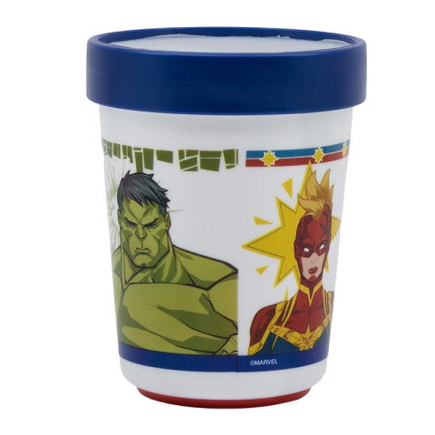 Vaso Bicolor Avengers para Microondas 260 ml U