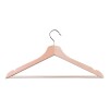 Percha de madera x 10 resistente Percha de madera x 10 resistente