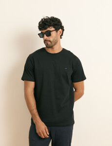 520658 T-SHIRT HARRINGTON LABEL Negro