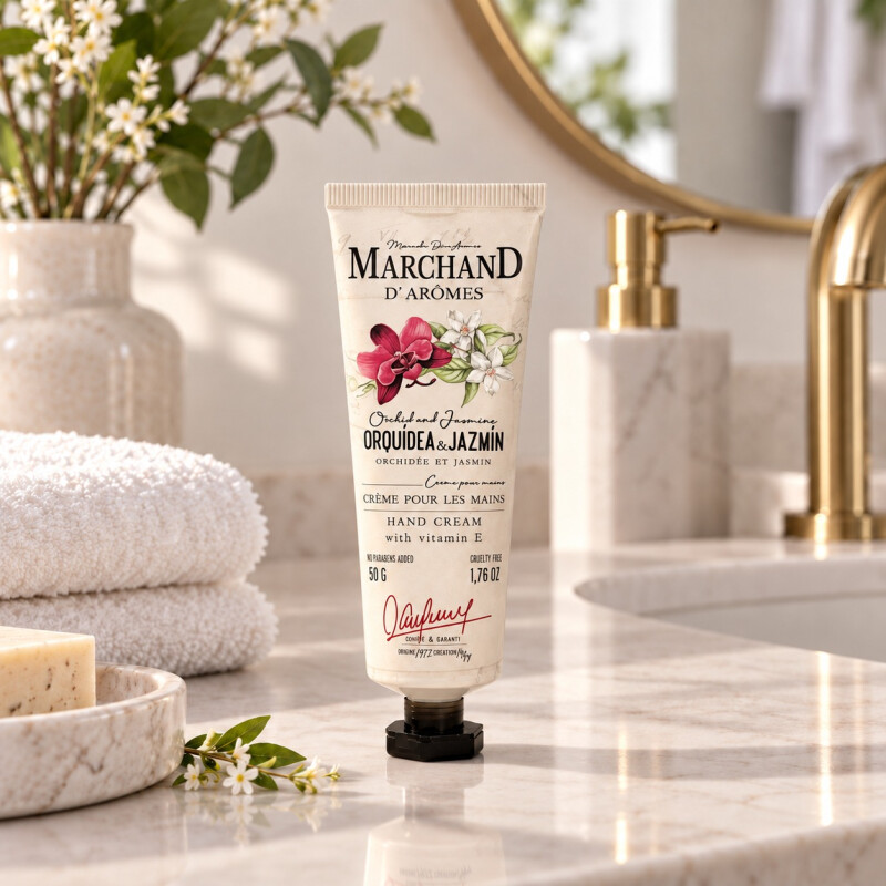 Crema de Manos Marchand 50 g con Vitamina E Orquidea & Jazmin