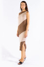 MILA BICOLOR DRESS Fucsia