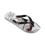 Sandalias Havaianas Top Marvel Logomania Hombre Blanco/Negro