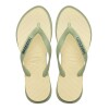 Sandalias Havaianas Top Point Fusion Mujer Smoke Green/buttercream