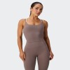 Top Fabletics Built-In Bra Tank Gris