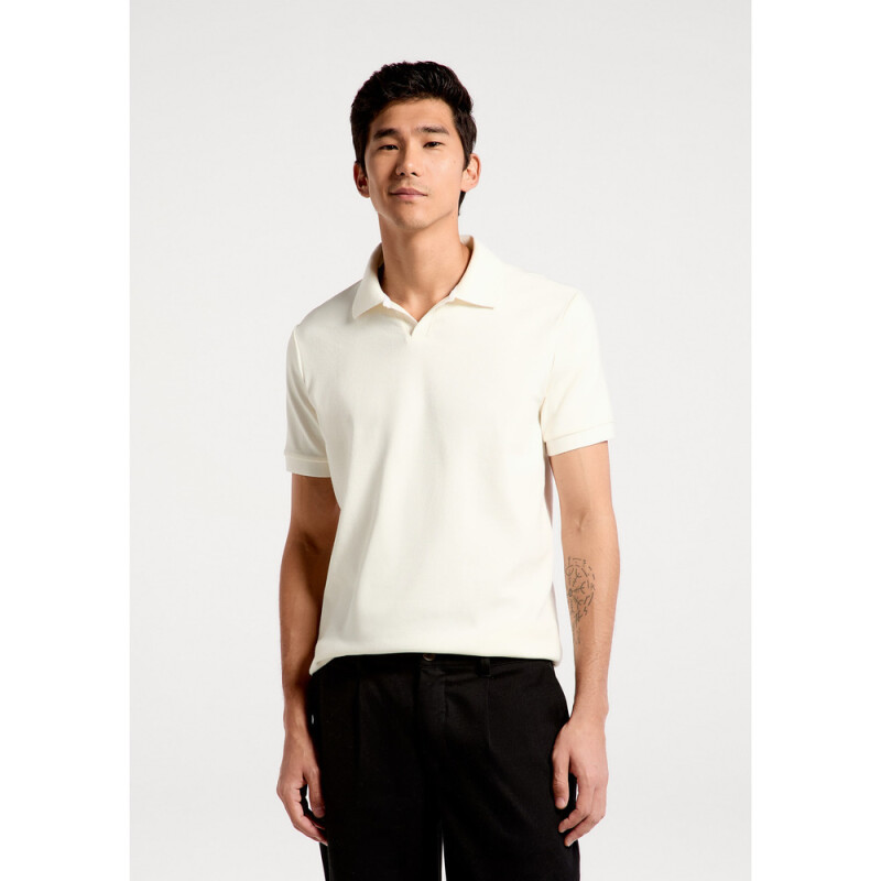 CAMISA POLO MM MASC BEGE CLARO