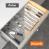 Organizador Cubiertos Extensible Cajon Utensilios Cubertero IMBACK Blanco Organizador Cubiertos Extensible Cajon Utensilios Cubertero IMBACK Blanco