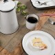 Plato llano Acero Vitrificado Blanco Cinsa Plato llano Acero Vitrificado Blanco Cinsa