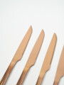 Cuchillo De Postre Asher Set 4 Un. Rose Gold Color Unico