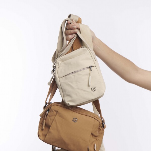 Morral microfibra Crema