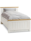 Estructura cama MARKSKEL 1 Plaza 90x190 blanco / roble natural Estructura cama MARKSKEL 1 Plaza 90x190 blanco / roble natural