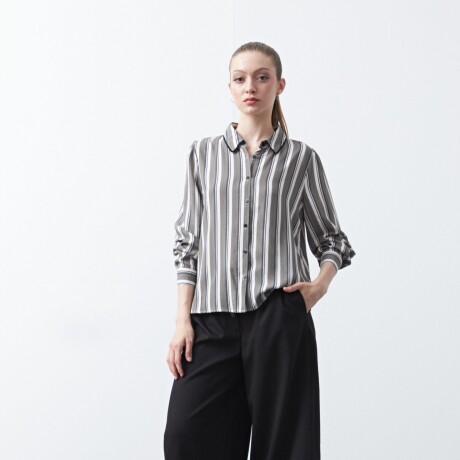 CAMISA RIZE Negro/Blanco