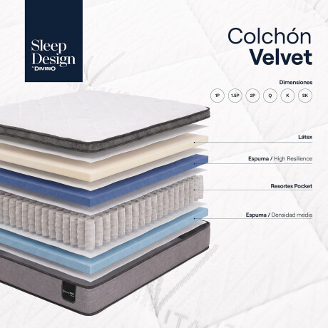 SOMMIER DE RESORTES VELVET B SUPER KING