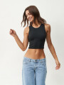 MUSCULOSA BELT NEGRO