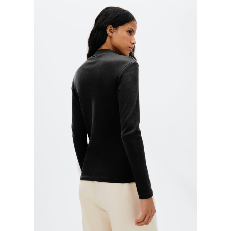 BLUSA ML FEM PRETO ESCURO