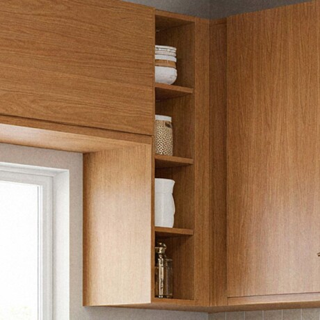 AEREO BOTELLERO 20 CM MDF-Y-MDP MARRON GÉNOVA