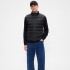 V-FRCH LOGO LTWT PUFFER VEST BLACK 1