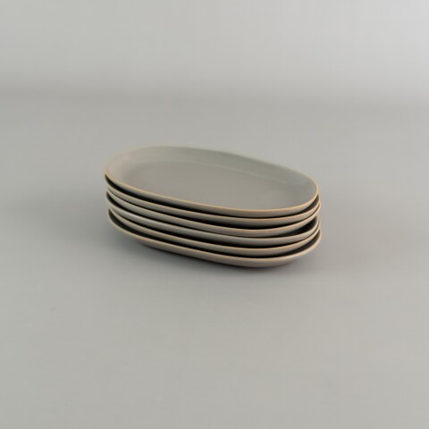 Plato oval 20 x 13 cm Skylarke Grey Plato oval 20 x 13 cm Skylarke Grey