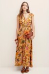 VESTIDO BUTTERFLY BALI Mostaza