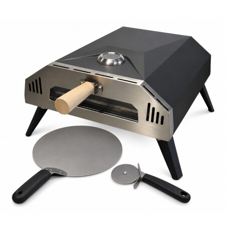 HORNO DE PIZZA A GAS FIRE KING 30 CM CON PALA Y CORTADOR HORNO DE PIZZA A GAS FIRE KING 30 CM CON PALA Y CORTADOR