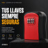 Caja Fuerte Cofre De Seguridad C/ Combinación 9,5 cm x 8 cm Rojo