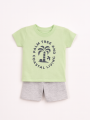 CONJUNTO REMERA + SHORT GUIU VERDE