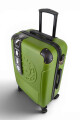 Valija mediana ABS (fibra) de 24" Verde