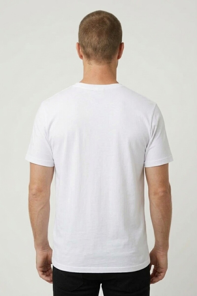 Remera m/c estampada Rambla BLANCO
