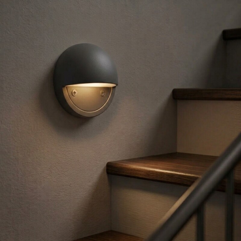 AEEP9P0 Luminaria de Exterior Frog Gris