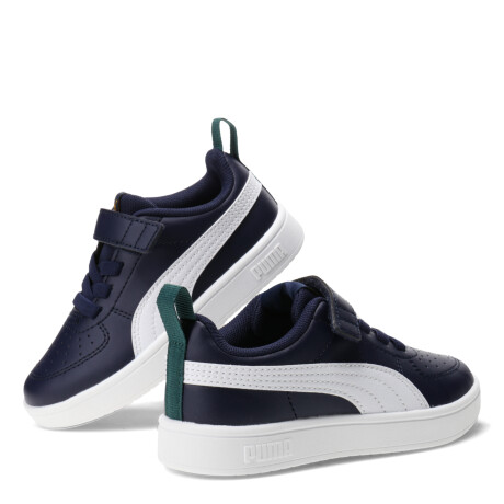 Championes Infantiles Puma Rickie AC PS Kids Azul Marino - Blanco
