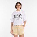 Remera New Balance de Dama - - CWT61V5OPWT WHITE