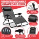 Reposera Reclinable Gravedad Cero NEGRO