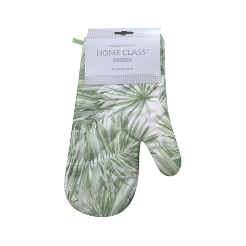 Manopla Impermeable Home Class 18 x 28 cm 4791 HOJAS VERDE