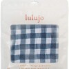 Cubre cambiador / Sábana de muselina 100% algodón Navy Gingham