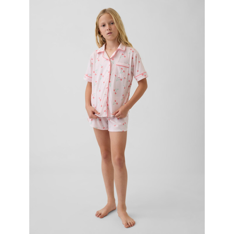 SS SHORT TRAD SET - FEB CHERRY PRINT