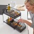 Estante Organizador Mesada Alacena Cocina 2 Cajones Multiuso Imback Color Negro Estante Organizador Mesada Alacena Cocina 2 Cajones Multiuso Imback Color Negro