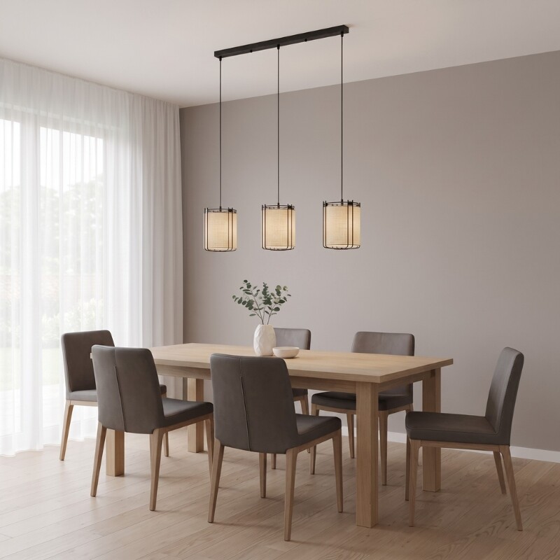 ARTEFACTO COLGANTE DECORATIVO KIOTO TRIPLE Lámpara Colgante Kioto Triple