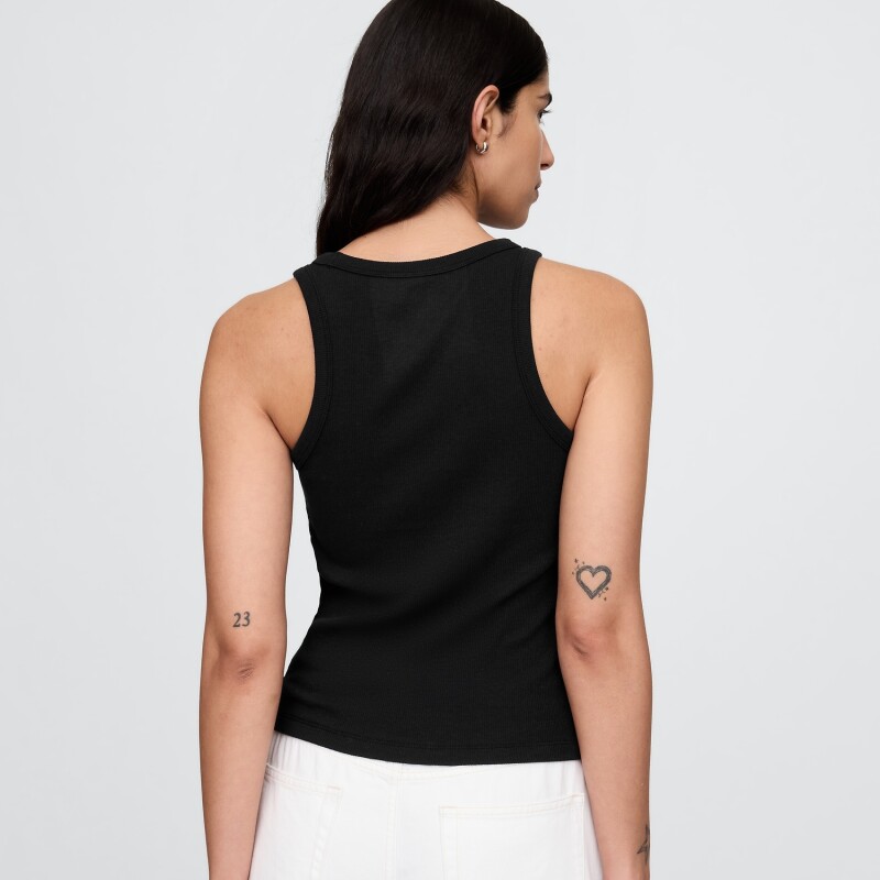 INTL SL MOD RIB HALTER LOGO BLACK