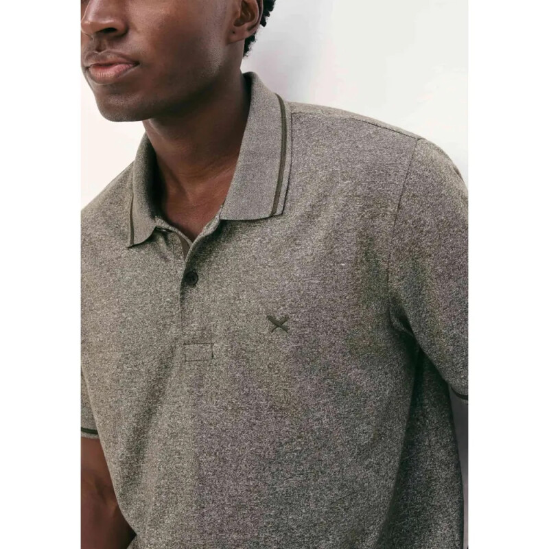 CAMISA POLO MM MASC VERDE MILITAR