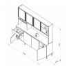 Kit mueble de cocina Austin 2.2 Kit mueble de cocina Austin 2.2