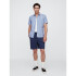 V-SS STANDARD POPLIN BLUE WHITE STRIPE