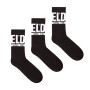 Medias Para Hombre Skm-Ray-3 Pack Negro
