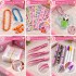 Set para hacer Llaveros Stickers Valija con 1200 Piezas Para Niñas Niños Infantil IMBACK Rosa Set para hacer Llaveros Stickers Valija con 1200 Piezas Para Niñas Niños Infantil IMBACK Rosa