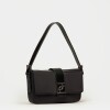 Cartera al hombro Signature en nylon Negro