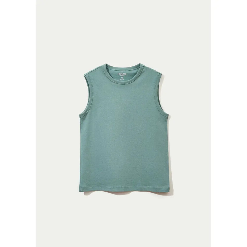 CAMISETA REGATA MASC VERDE MEDIO